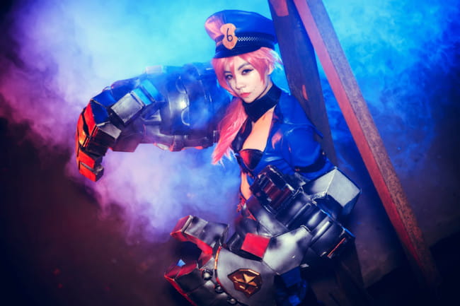 【授权】英雄联盟 皮城执法官 女警官 蔚cos