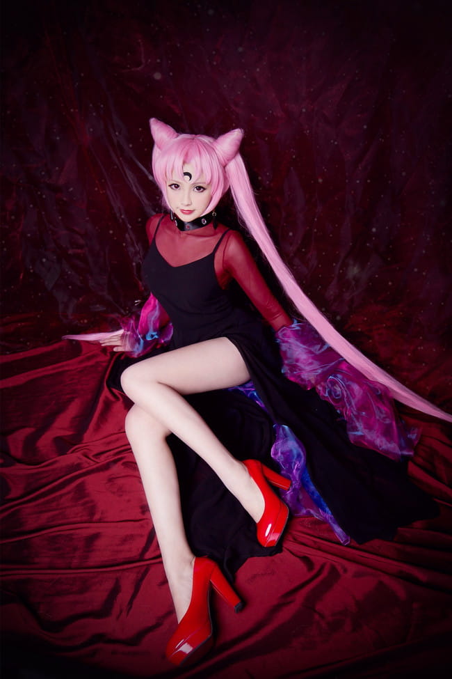 美少女战士 黑暗淑女小小兔cos