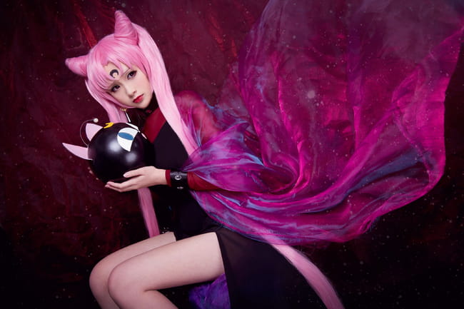 美少女战士 黑暗淑女小小兔cos