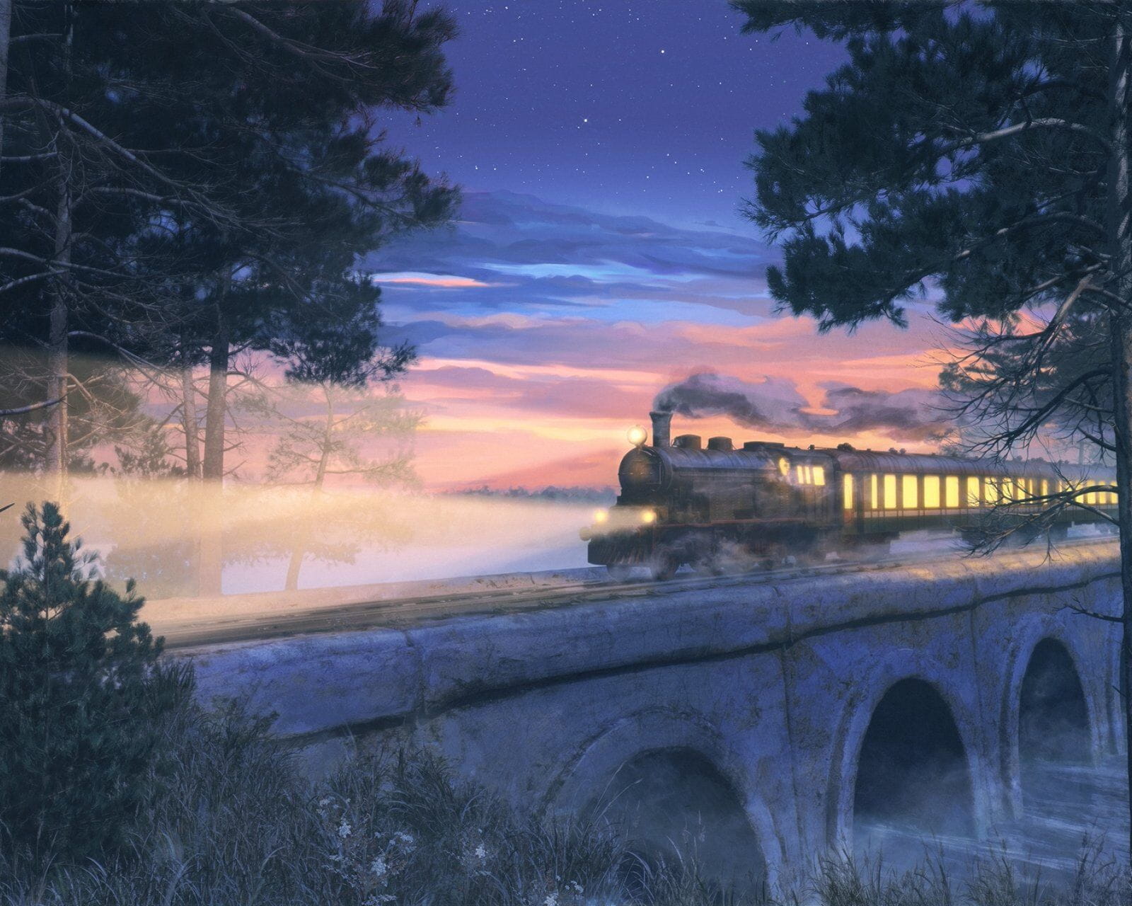 动画场景美图分享 让我们的此生留在二次元