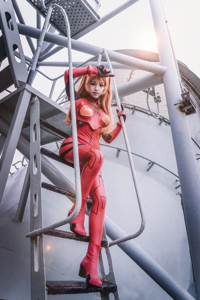 新世纪福音战士 明日香战斗服 cos