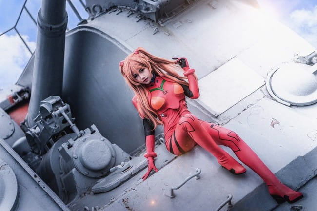 新世纪福音战士 明日香战斗服 cos