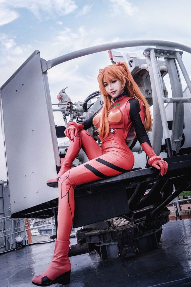 新世纪福音战士 明日香战斗服 cos