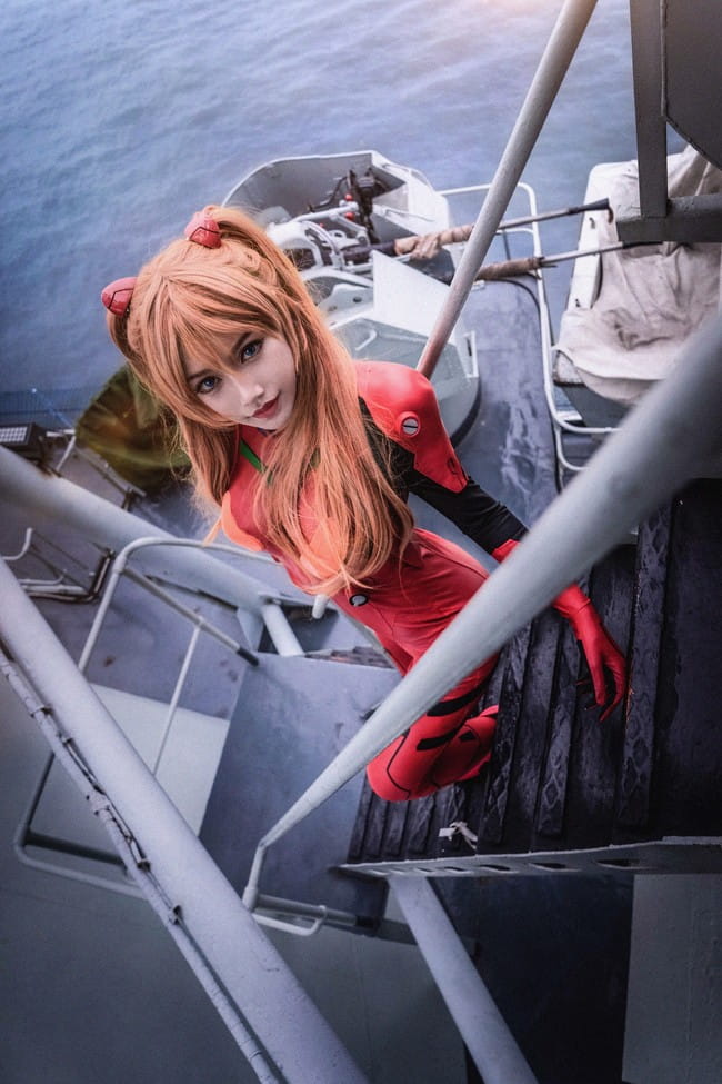 新世纪福音战士 明日香战斗服 cos