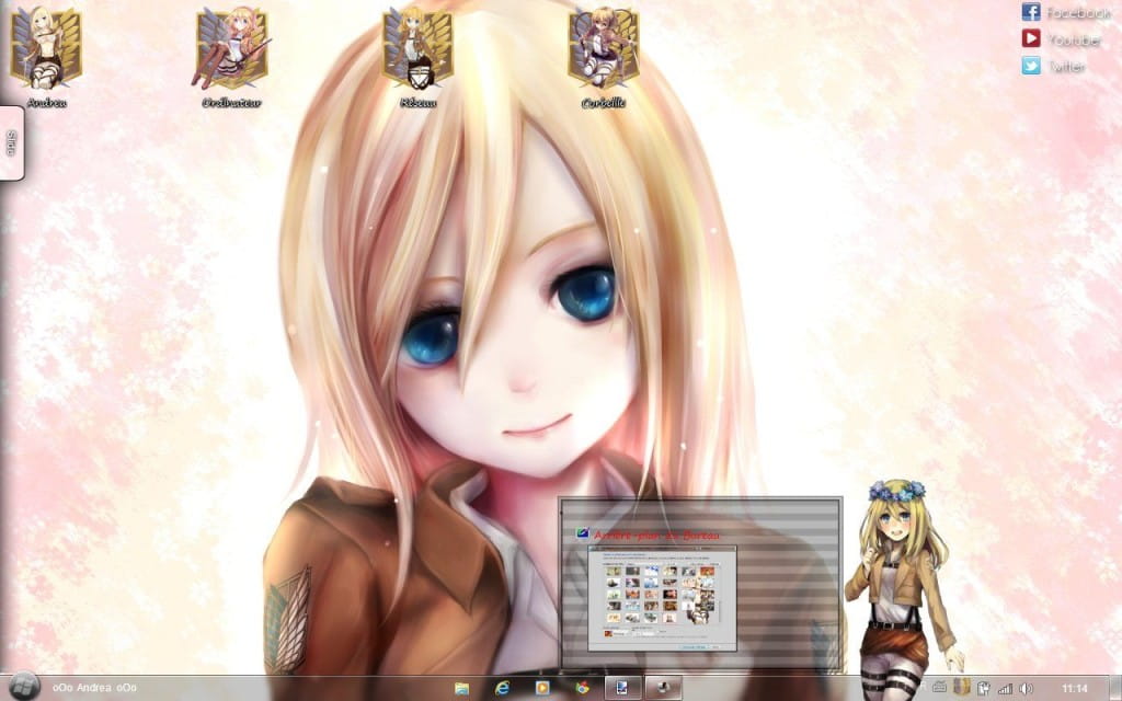 【win7主题】进击的赫里斯塔·兰斯/希斯托利亚 下载