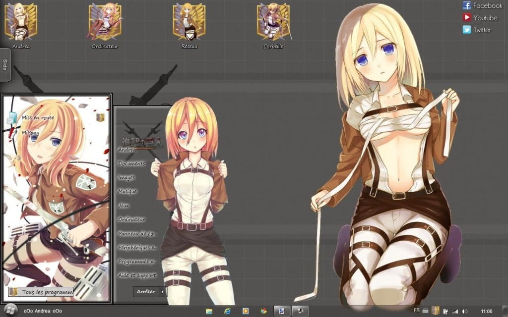 【win7主题】进击的赫里斯塔·兰斯/希斯托利亚 下载