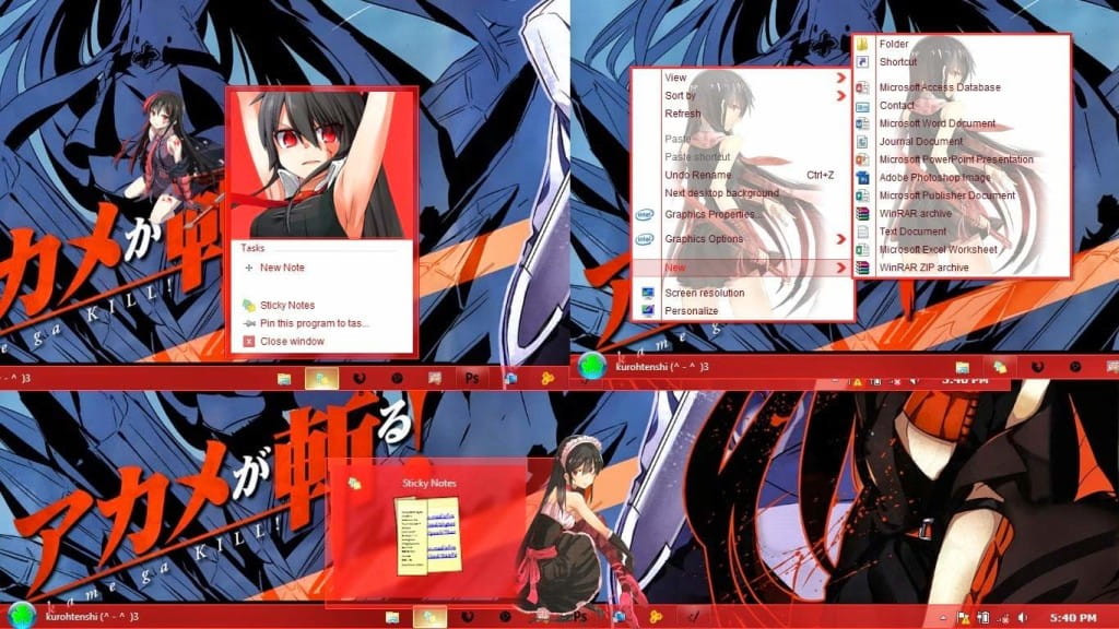 【Win8主题】斩！赤红之瞳 赤瞳 下载