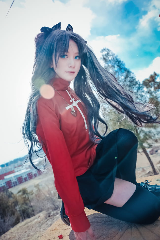 魔法少女伊莉雅/Fate 远坂凛cos