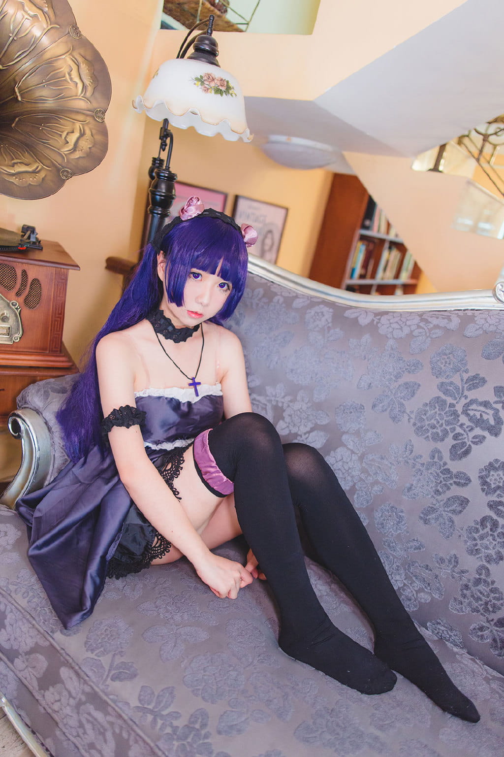 【授权】绝对领域 诱人黑猫 五更琉璃cos