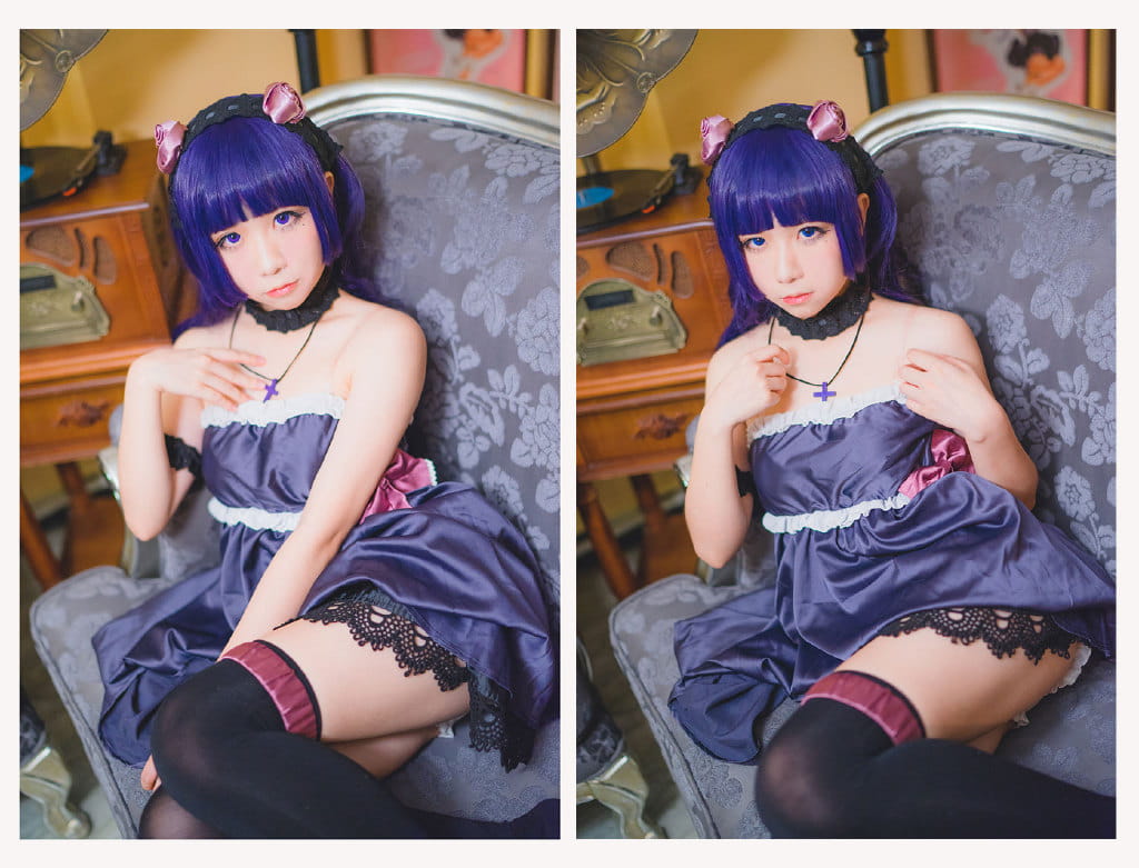 【授权】绝对领域 诱人黑猫 五更琉璃cos