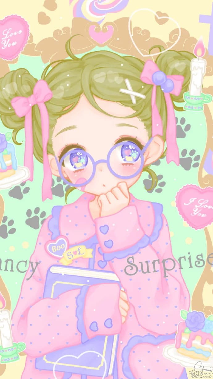 小清新萌女少女心 手机壁纸下载