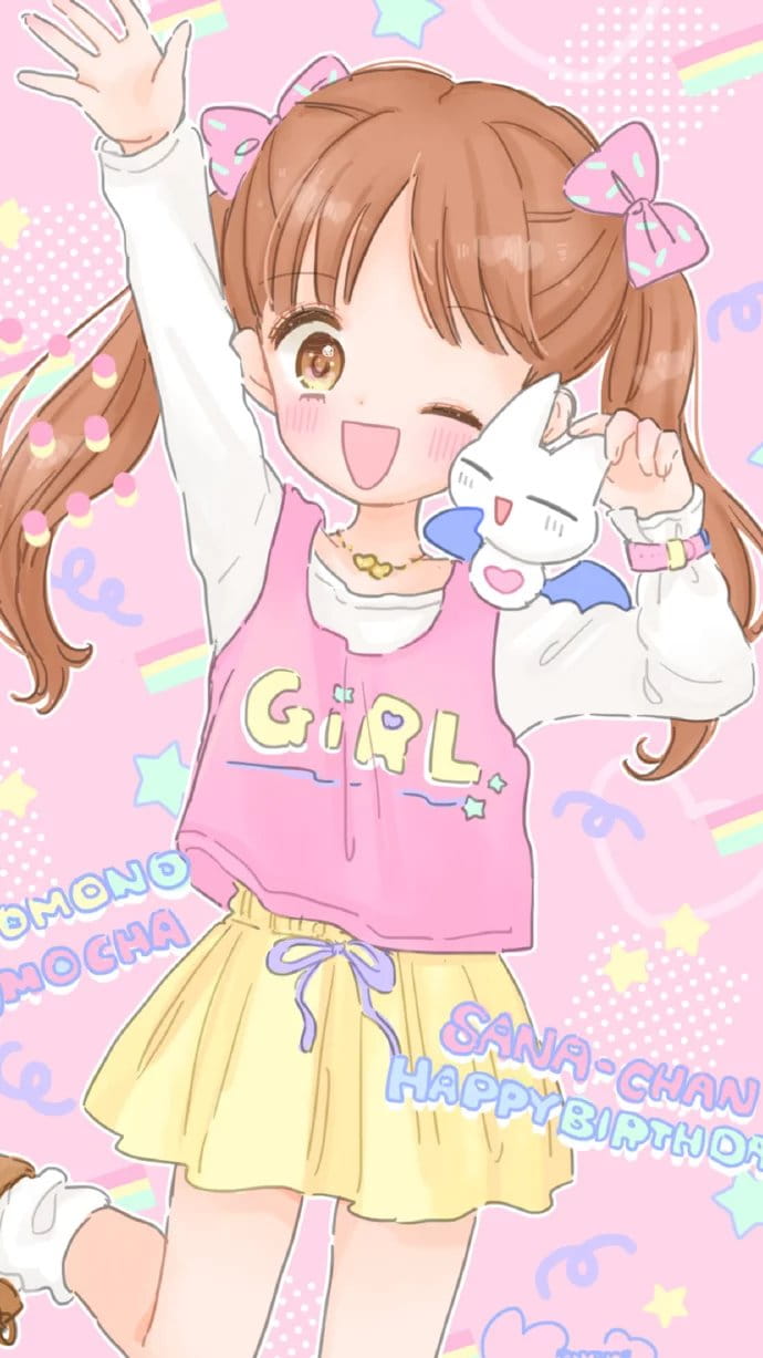 小清新萌女少女心 手机壁纸下载