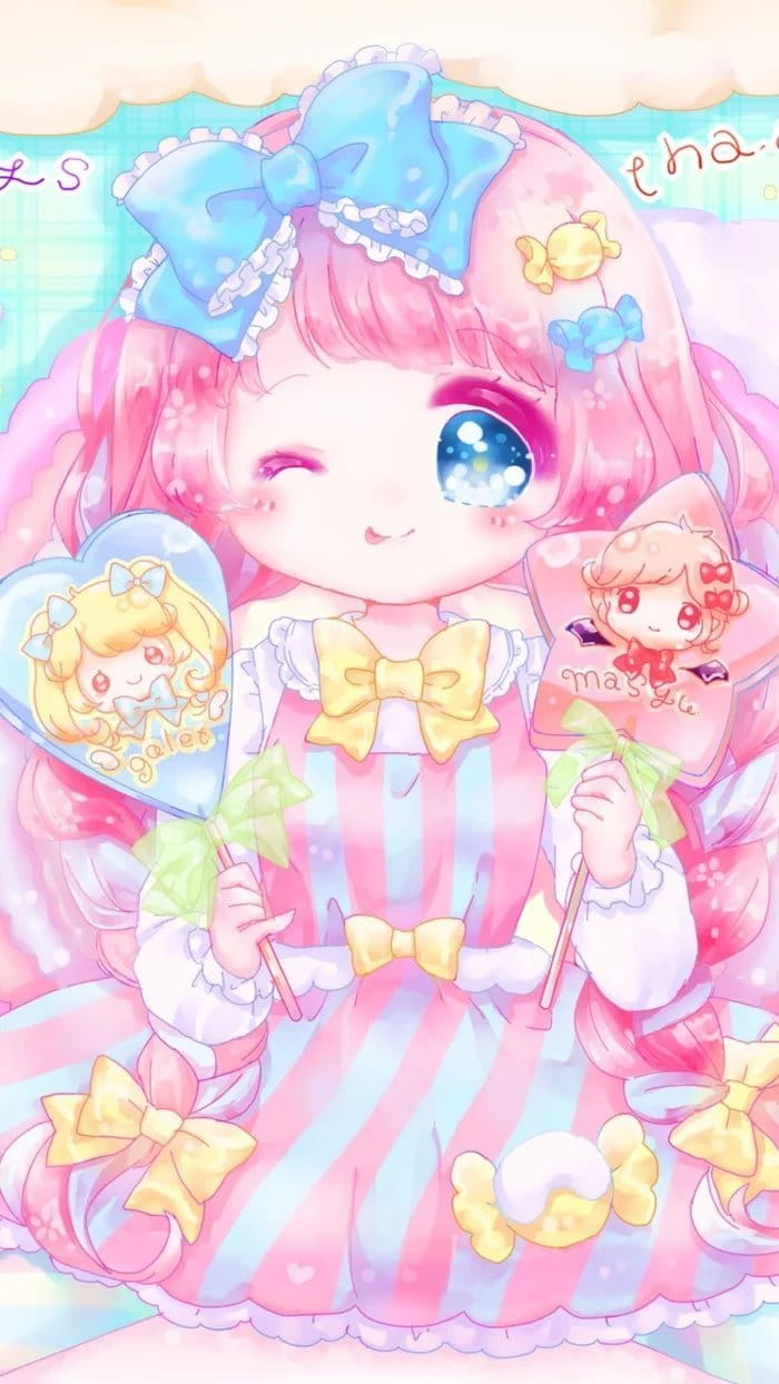 小清新萌女少女心 手机壁纸下载