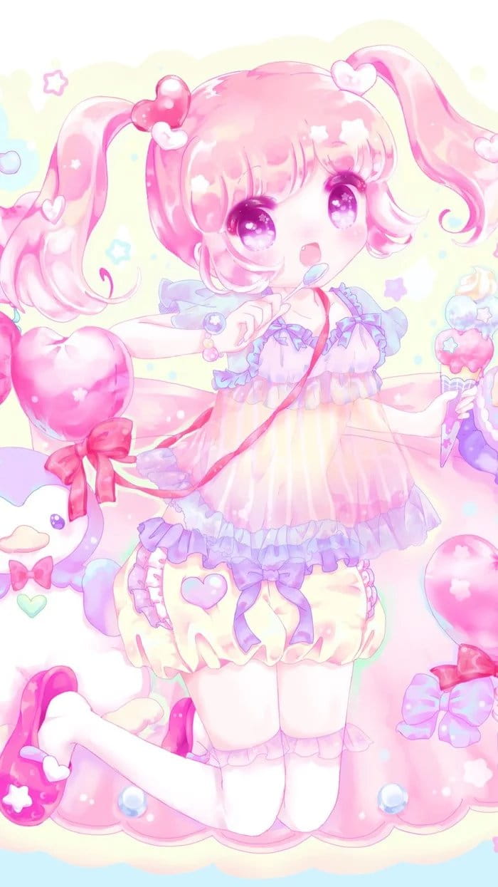 小清新萌女少女心 手机壁纸下载