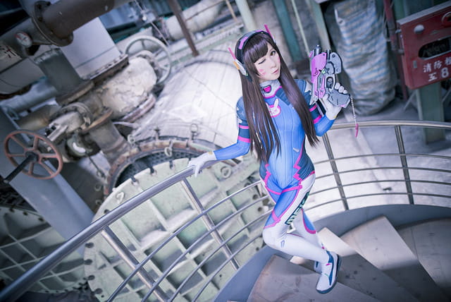 守望先锋机甲少女 D.va 宋哈娜cos