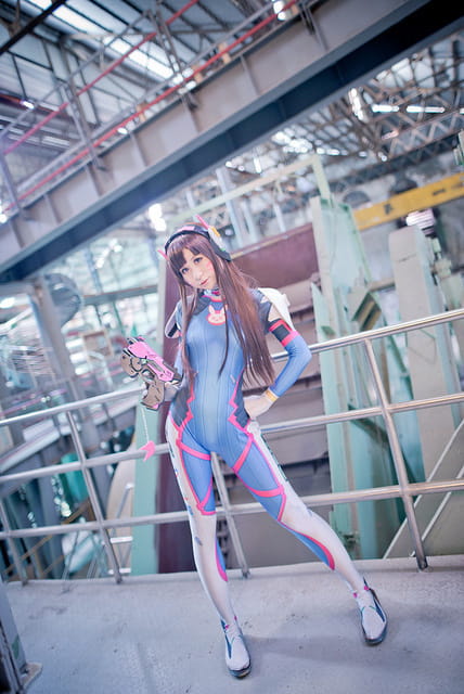 守望先锋机甲少女 D.va 宋哈娜cos
