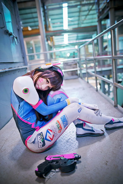 守望先锋机甲少女 D.va 宋哈娜cos