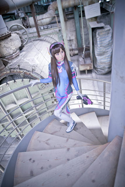 守望先锋机甲少女 D.va 宋哈娜cos