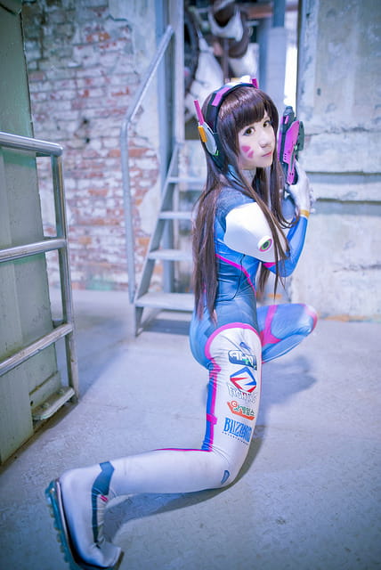 守望先锋机甲少女 D.va 宋哈娜cos