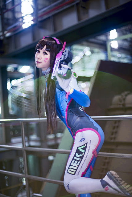 守望先锋机甲少女 D.va 宋哈娜cos