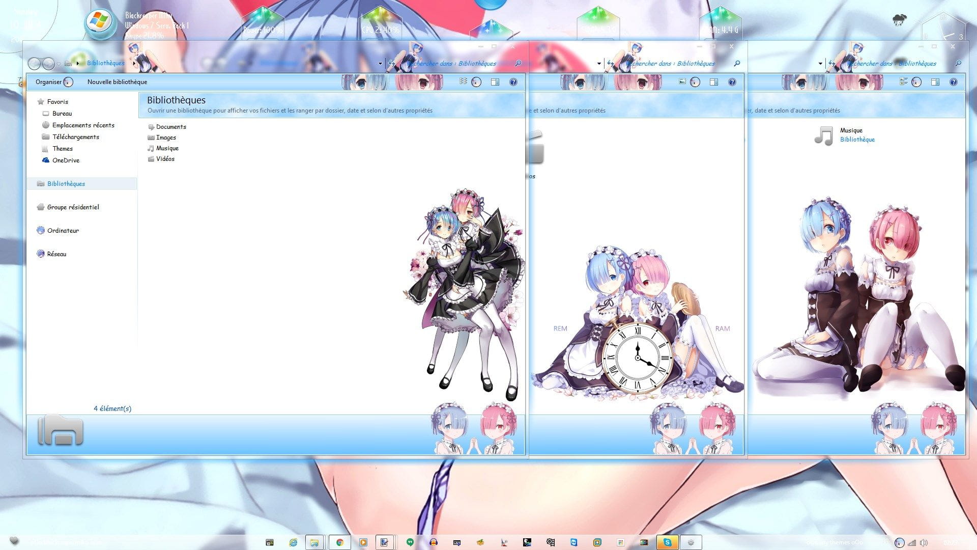 【win7主题】RE:从零开始的异界生活 诱人的拉姆蕾姆 下载