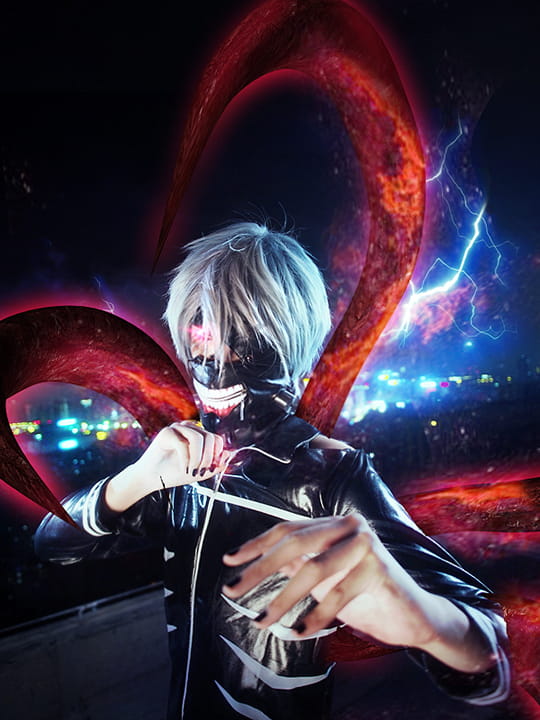 【授权】金木研cos正片 男神请收下我的膝盖！