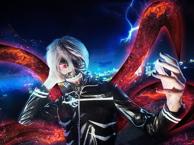 【授权】金木研cos正片 男神请收下我的膝盖！