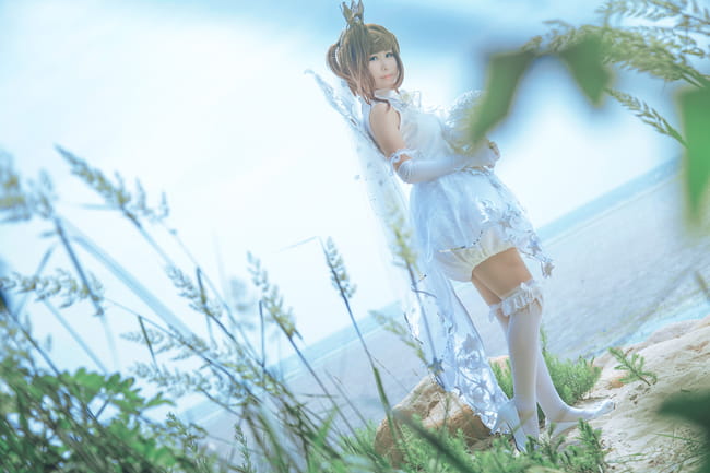 【授权】魔卡少女樱 木之本樱婚纱verきのもとさくらcos