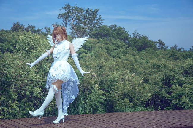 【授权】魔卡少女樱 木之本樱婚纱verきのもとさくらcos