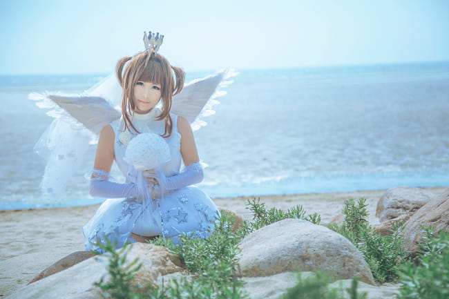 【授权】魔卡少女樱 木之本樱婚纱verきのもとさくらcos