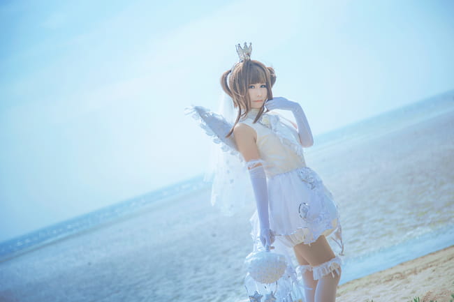 【授权】魔卡少女樱 木之本樱婚纱verきのもとさくらcos