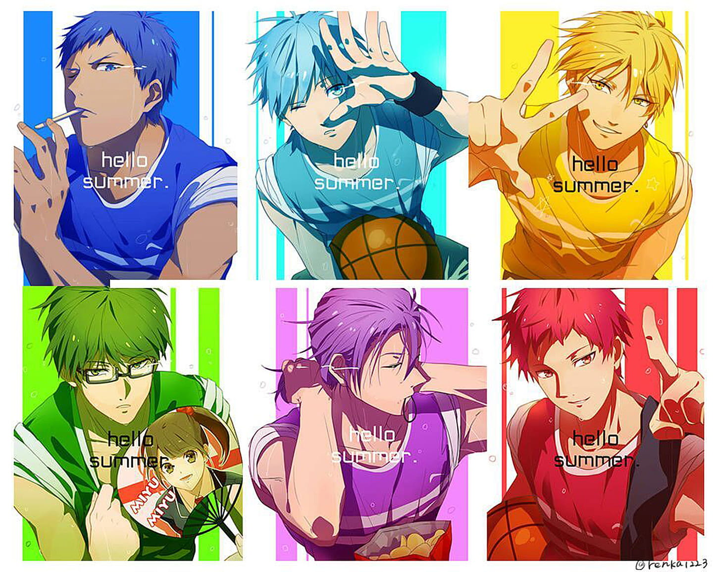 黑子篮球 奇迹的世代桌面壁纸