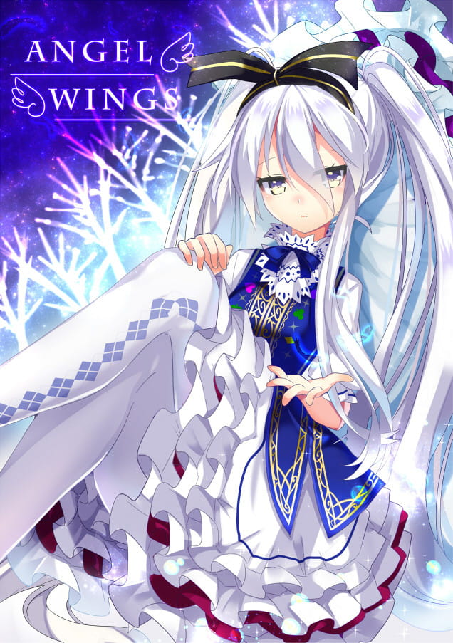 动漫少女 手机壁纸 银发真的很好看啊！