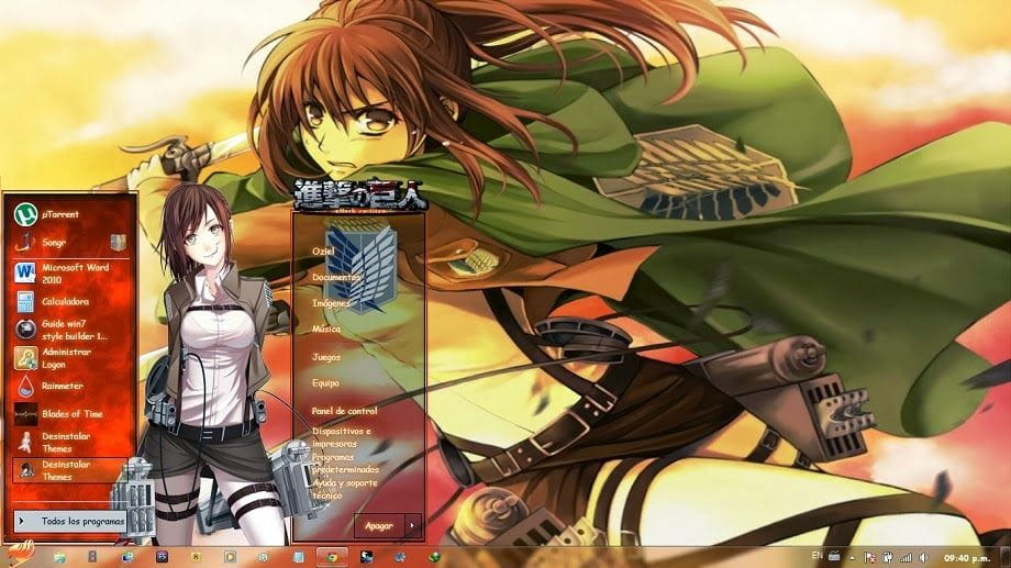 【win7主题】进击的吃货 萨莎·布劳斯 下载