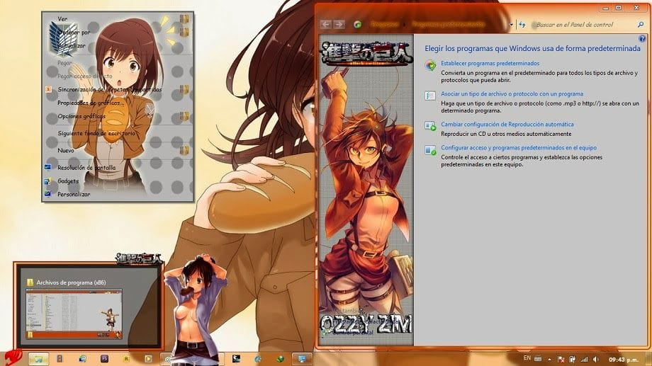 【win7主题】进击的吃货 萨莎·布劳斯 下载