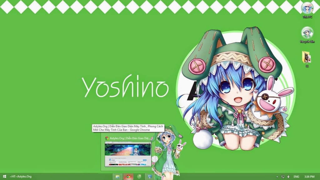 【Win8主题】四糸乃 约会大作战 下载