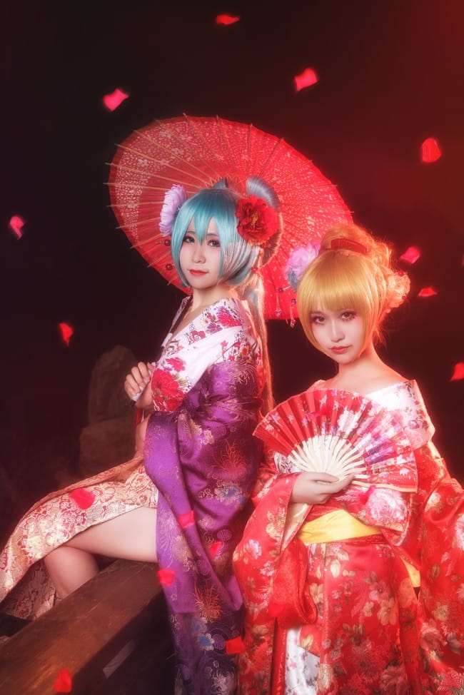 【授权】初音镜音铃雨梦楼ver.COS