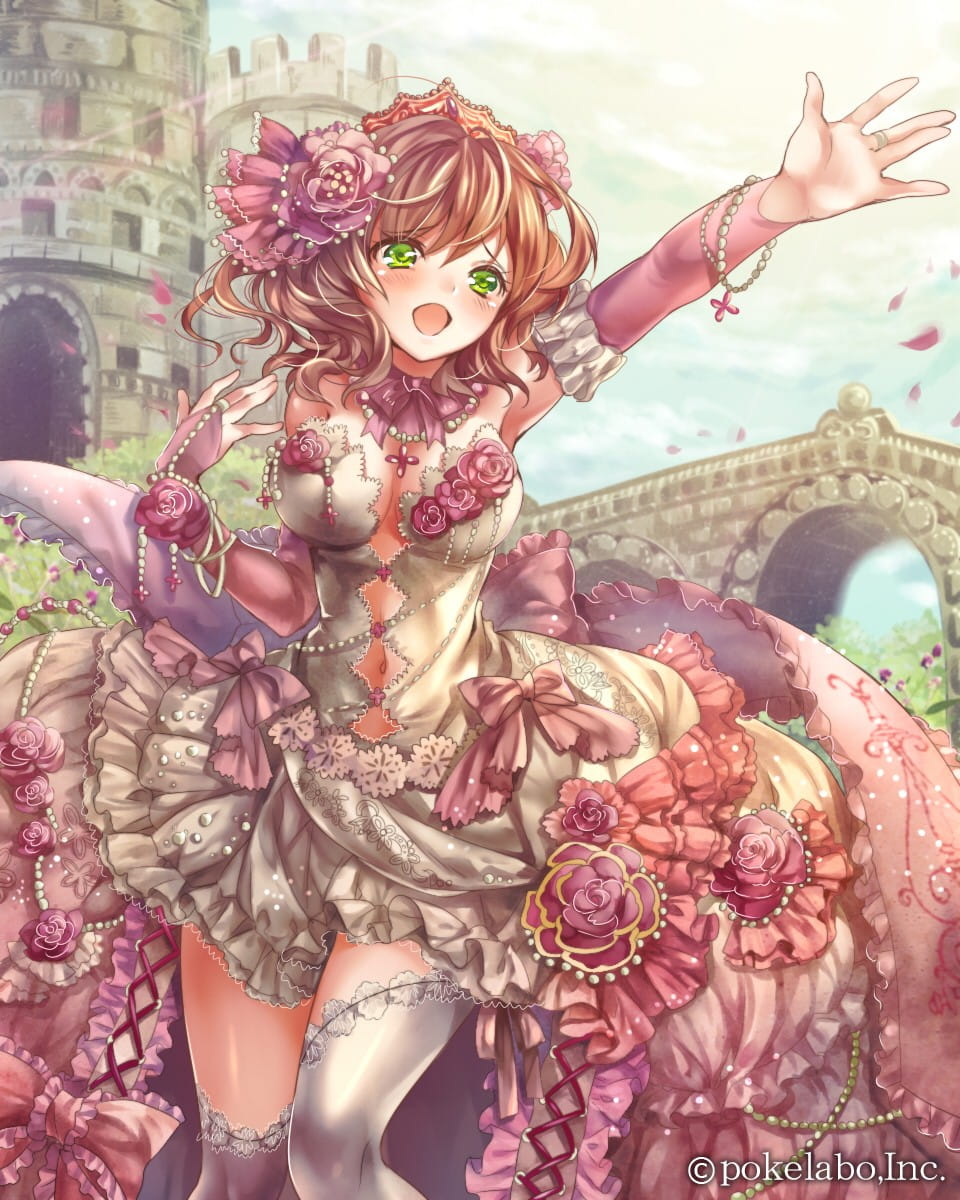 动漫少女 手机壁纸 公主的华丽小礼服