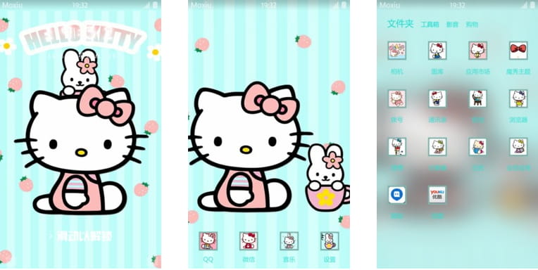 hello kitty 凯蒂猫 安卓手机主题下载