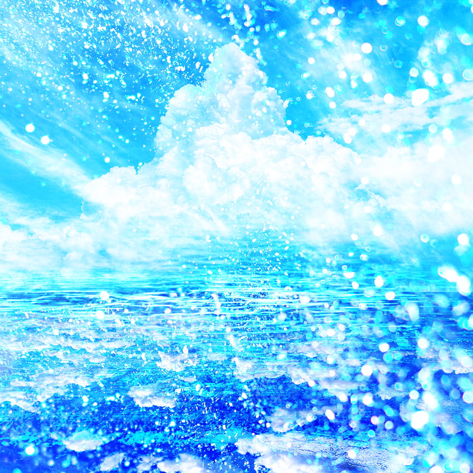 一场美丽的邂逅 属于你的蓝色电脑壁纸