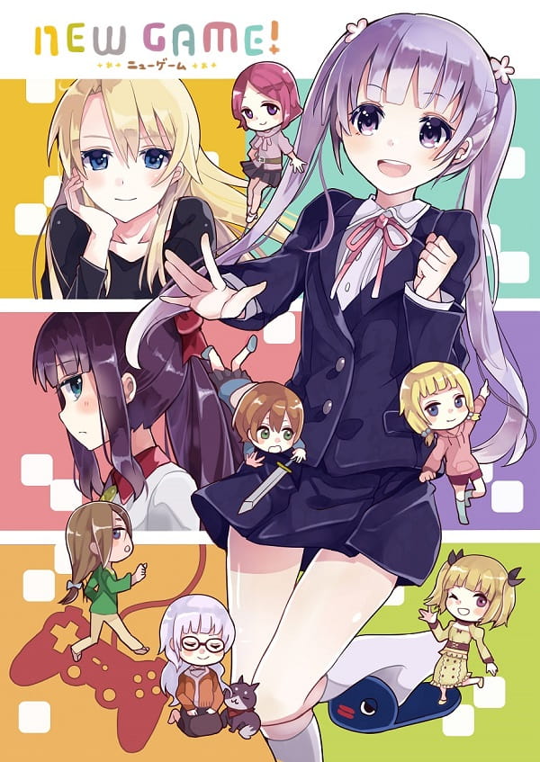 一个充满萌妹的公司 《NEW GAME》手机壁纸