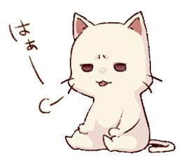 日系表情包 皱眉猫（frown cat vo）下载