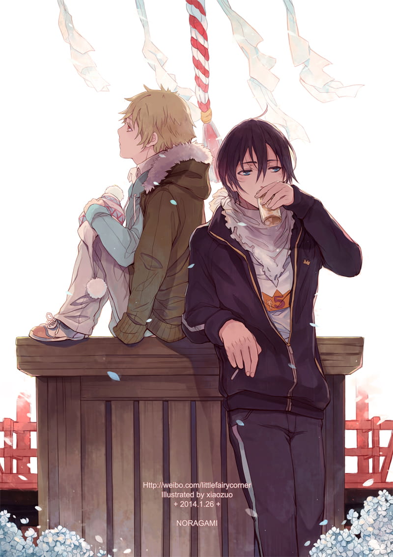 野良神 夜斗雪音CP 手机壁纸