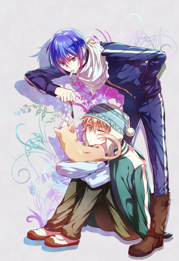 野良神 夜斗雪音CP 手机壁纸