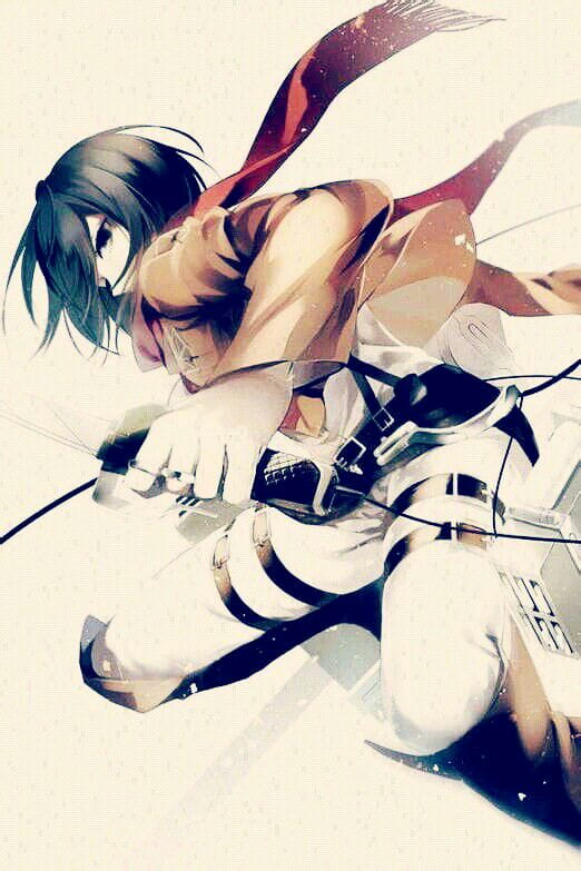 战争女神 三笠·阿克曼 精美手机壁纸