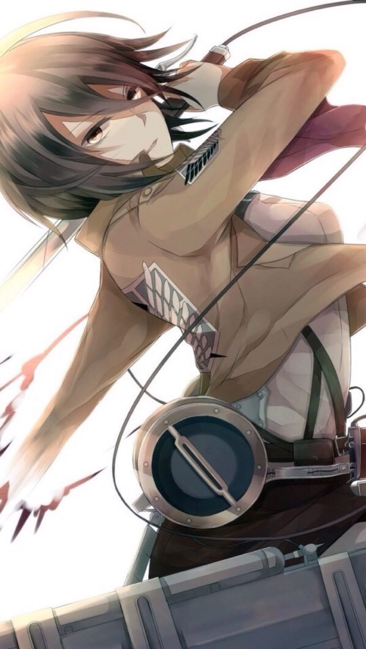 战争女神 三笠·阿克曼 精美手机壁纸