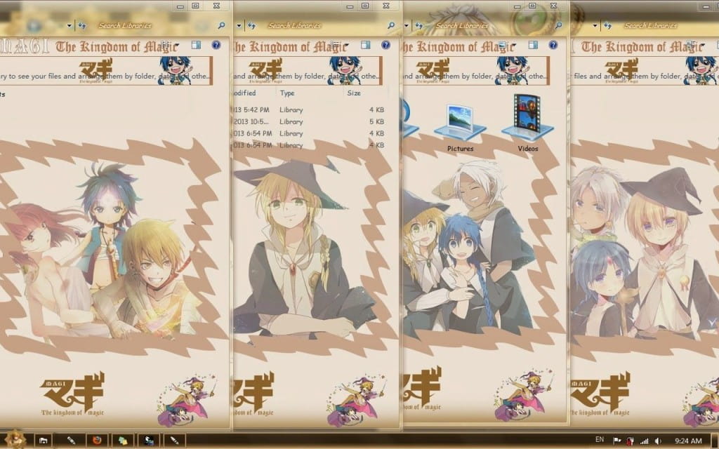 【Win7主题】magi魔笛 魔术王国 下载