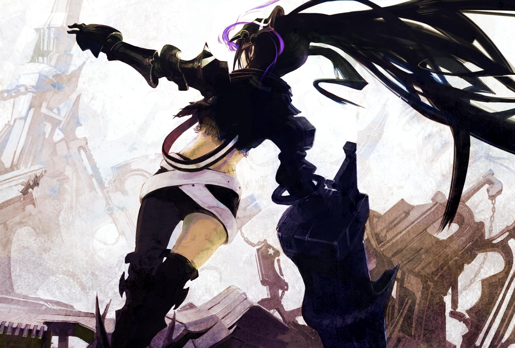 用我左眼的火焰 烧尽一切黑暗 黑岩射手电脑壁纸