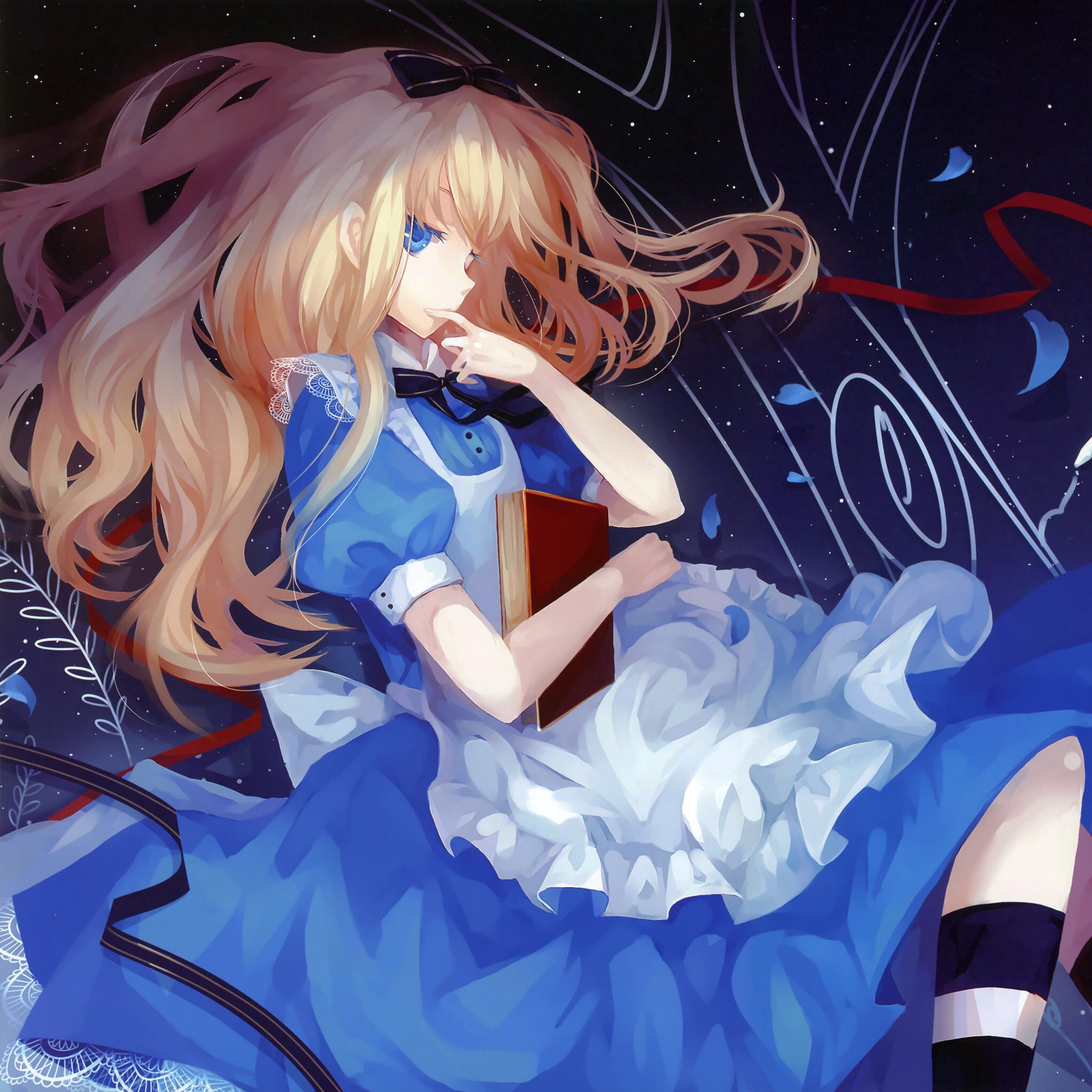 二次元插画少女 壁纸美图下载