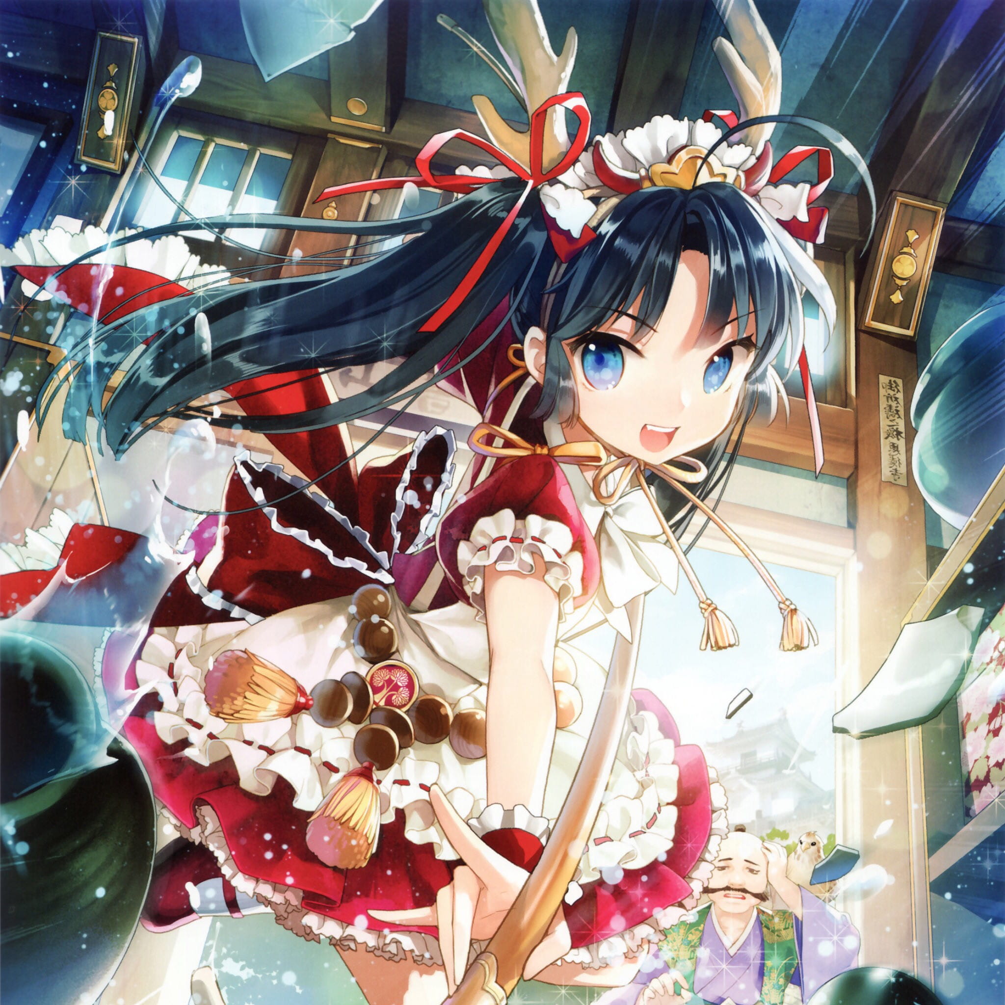 二次元插画少女 壁纸美图下载